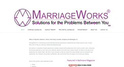 Desktop Screenshot of marriageworksonline.com
